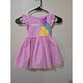 Peeps Pink Easter Dress 2T Ruffle Sleeve Tutu Skirt Marshmallow Peeps Logo
