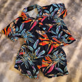 Volcom Toddler Boys 2-Piece Tropical Floral Shirt & Shorts Set - Size 24M