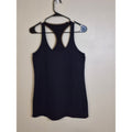 Lululemon Vintage Cool Racerback (CRB) Tank - Black with Gold Trim - Size 10