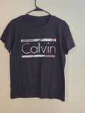 Calvin Klein Mens Minimalist Graphic T-Shirt - Black - Size Small