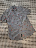 American Eagle Outfitters Seriously Soft Grey Shirt with Soda Cans