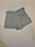 Secret Treasures Maternity Ribbed Lounge Shorts Gray S/M