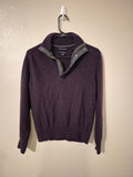 Banana Republic Men's Italian Yarn Snap-Neck Pullover
