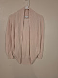 New York & Company Cream Cocoon Cardigan Shawl Collar S