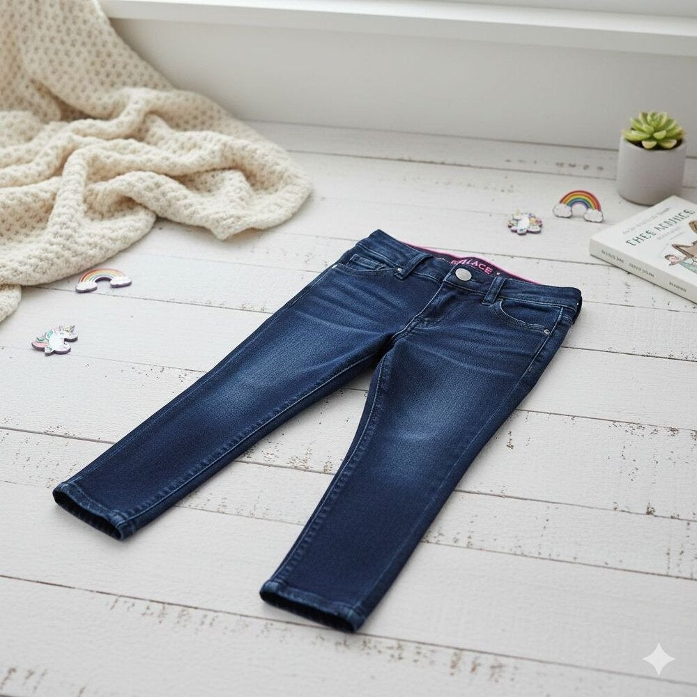 NWOT The Children's Place Girls Size 14 Legging Jeans - Indigo Stretch Jeggings