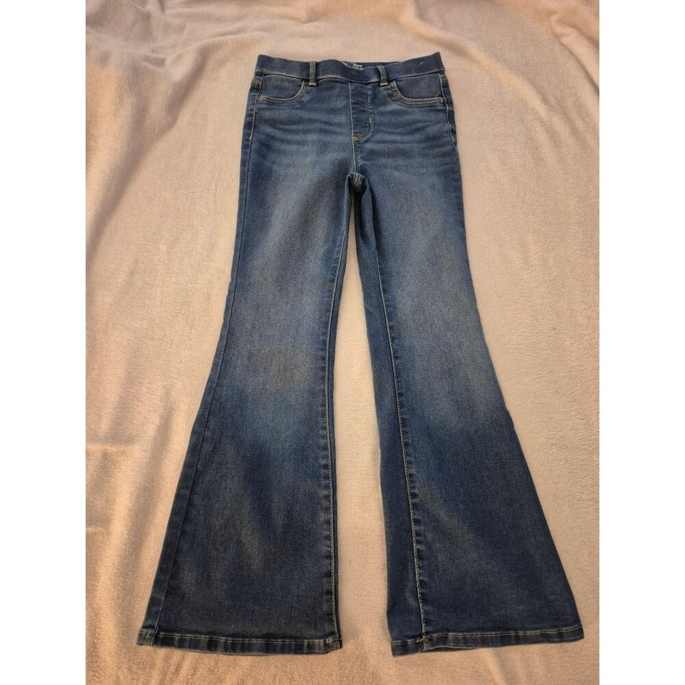 Girls Flare Blue Jeans, Size L (10-12)