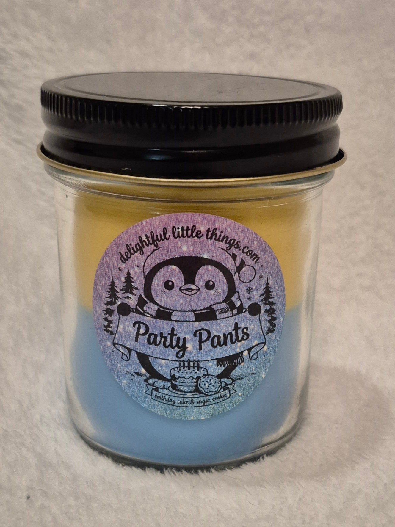 "Party Pants" Birthday Cake & Sugar Cookie Mason Jar Candle