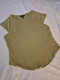 Womens Short Sleeve Shirt, Medium