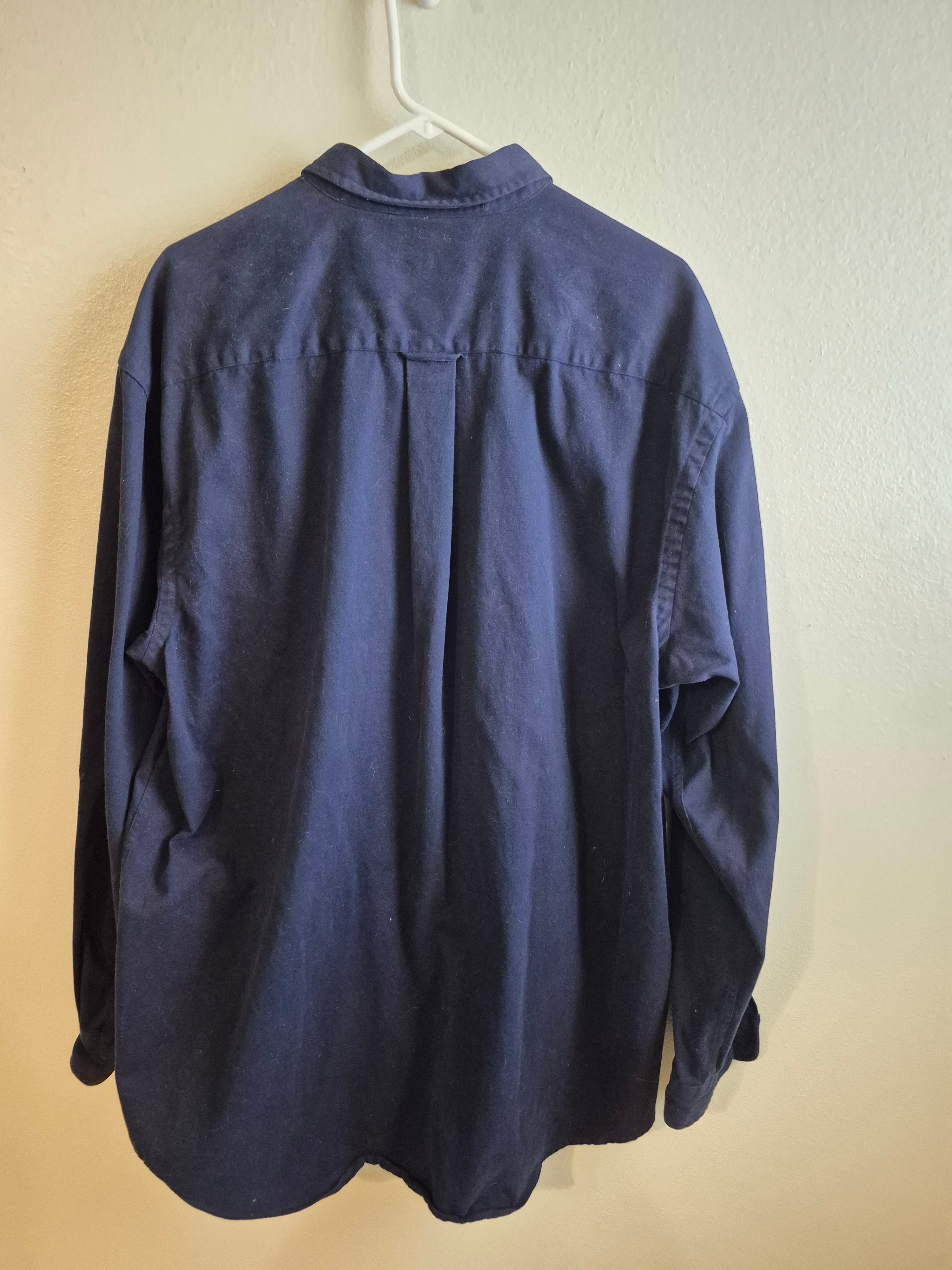 Vintage Nautica Navy & Red Sailboat Button-Down!