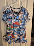 Womens "Stitch" Shirt, Size Medium