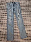 Hollister Skinny Jeans W31 L32 Light Wash Distressed Hollister Advanced Stretch