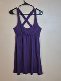 Mossimo Supply Co. Purple Sleeveless Cross-Back Dress Size M