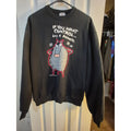 Black Graphic Sweatshirt