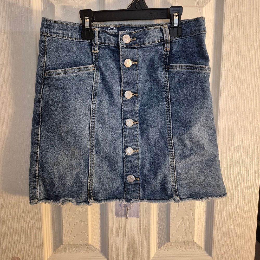 Wonder Nation Blue Denim Mini Skirt