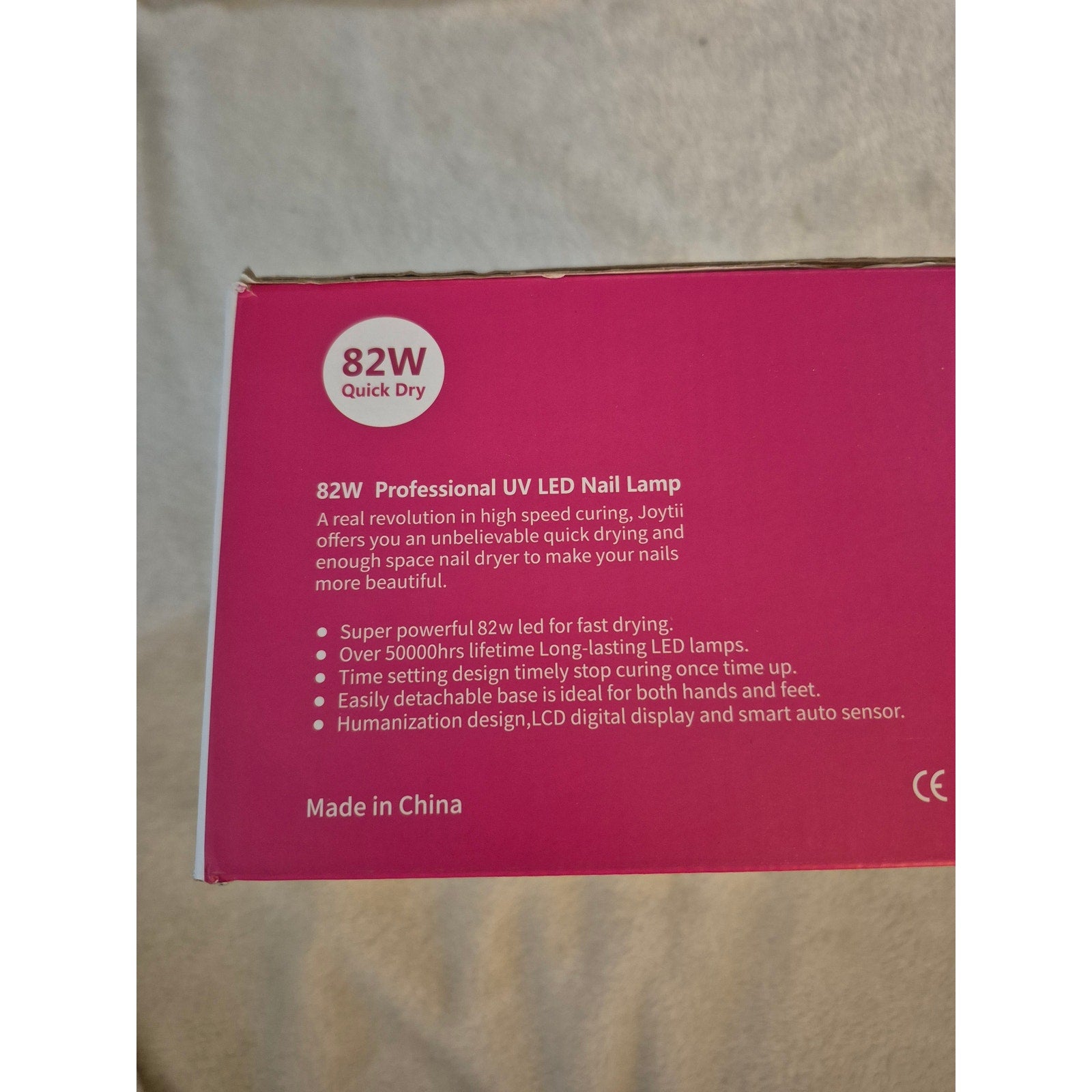 Joytii 82W Professional UV LED Nail Lamp - Quick Dry Gel Polish Light