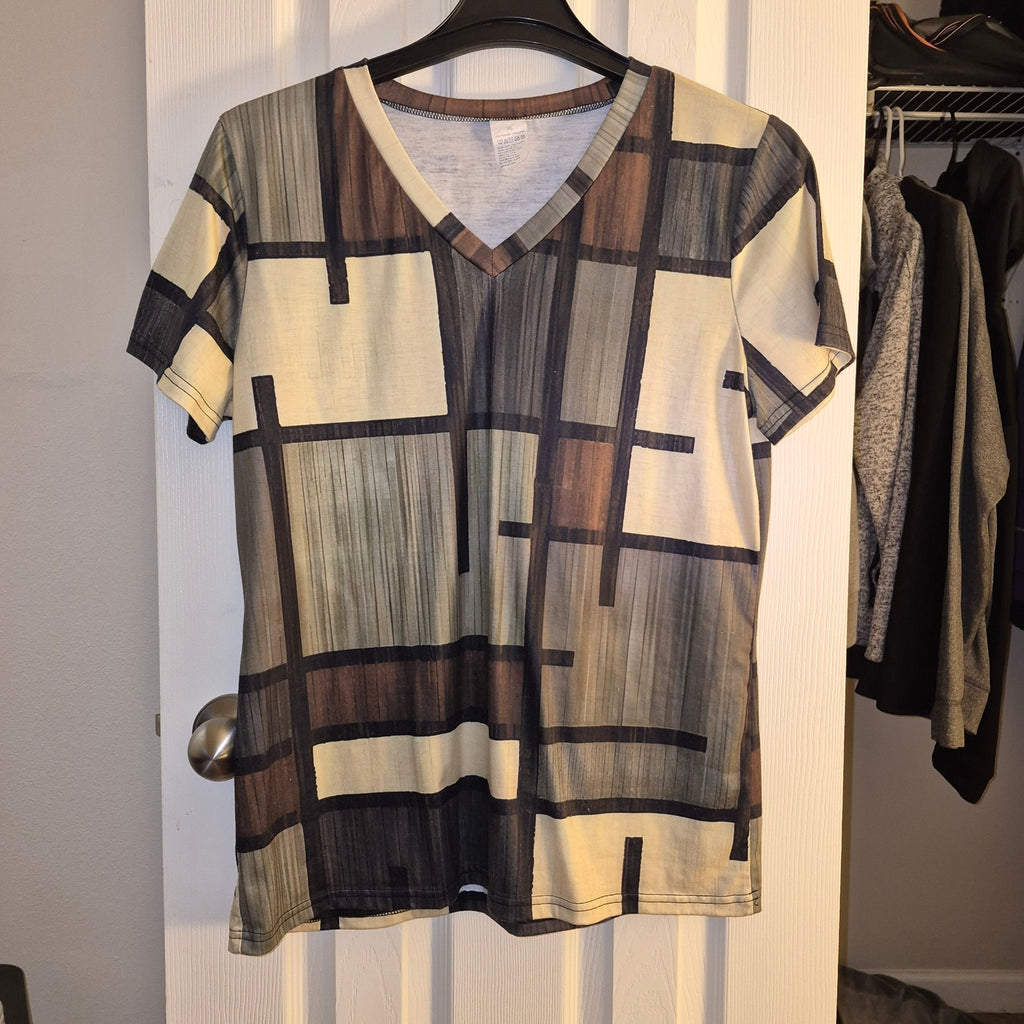 Womens Geometric Top, XL