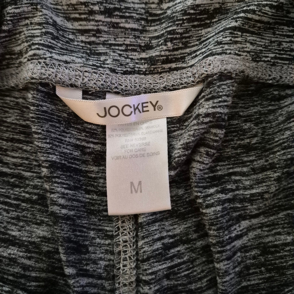 Jockey Sport Grey Space Dye Active Leggings - Women's Size Medium