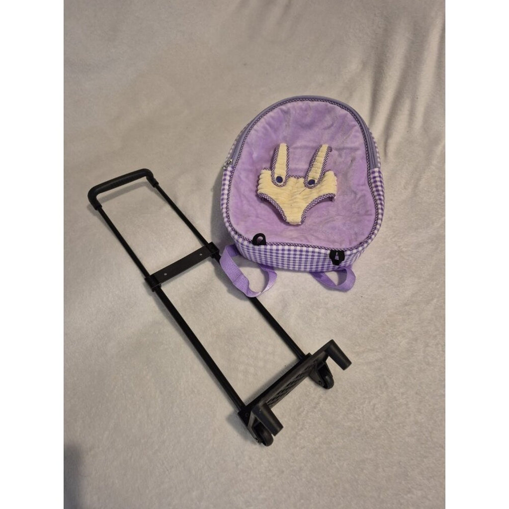 Plush Backpack With Detachable Rolling Frame