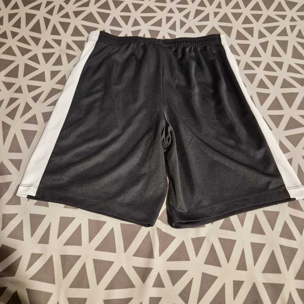 Nike Dri-Fit Black Graphic Stripe Athletic Shorts Men's Large - Minor Snag