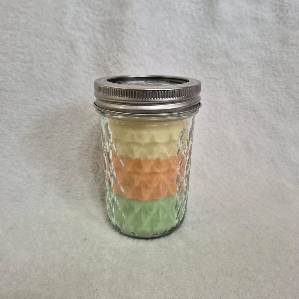 "Hand-poured Fresh Laundry scented candle 8oz Gain type, clean uplifting scent by Delightful Homemade Things"