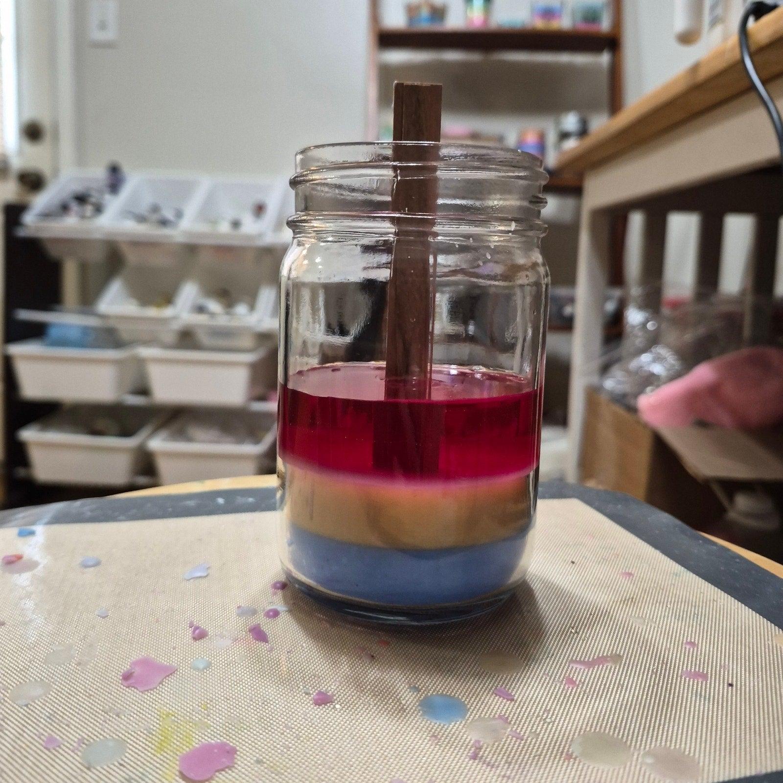 Homemade "Bird of Paradise" Candle, 12 oz