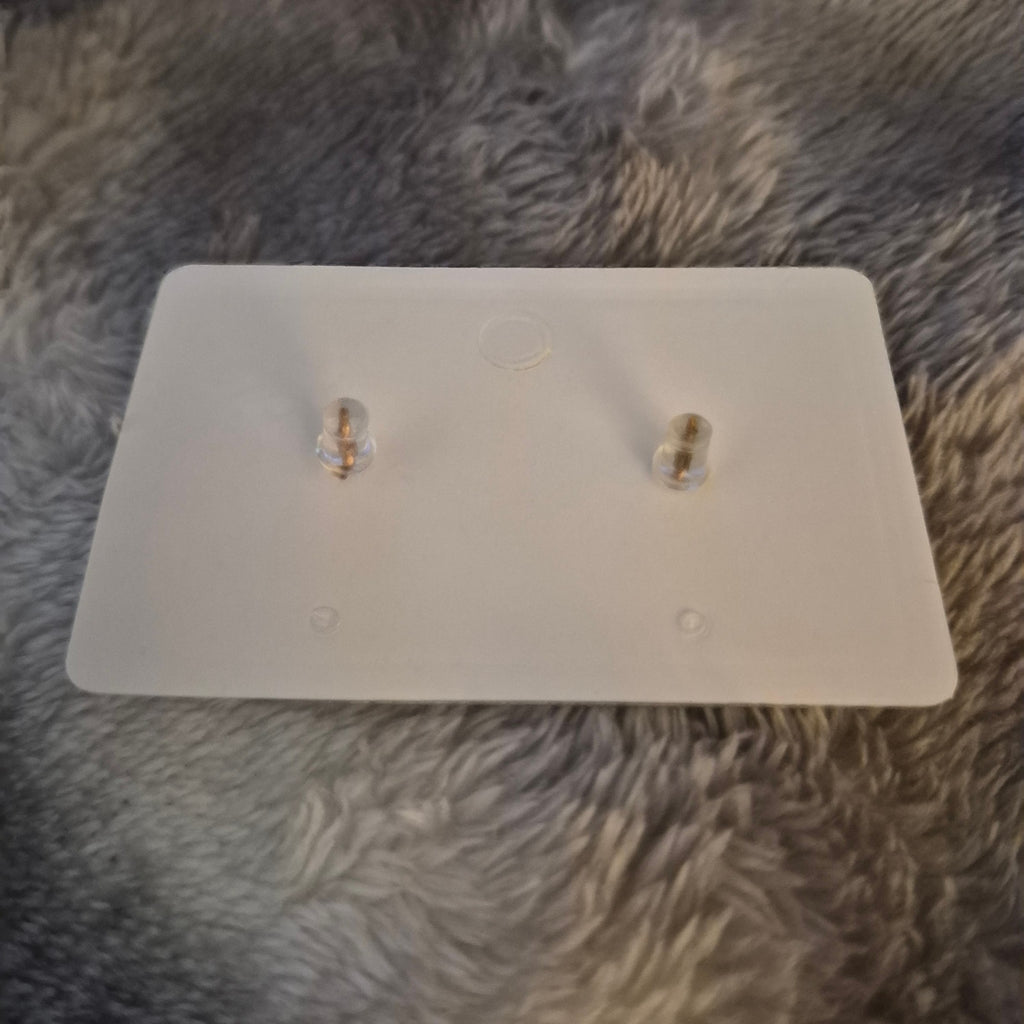Ladybug Earrings, stem