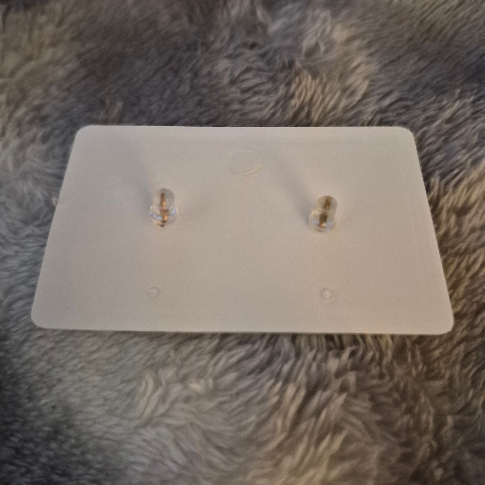 Ladybug Earrings, stem