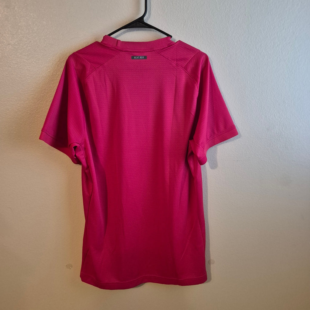 Adidas HEAT.RDY Freelift Men's Large Pink Short Sleeve Primegreen Training Shirt