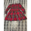Girls Plaid Long Sleeve Dress, Size 12M
