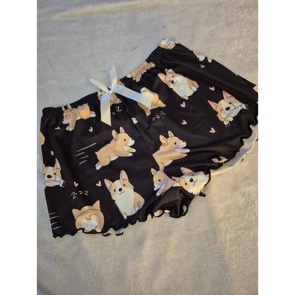 Womens Pajama Set, Sleepy Puppy