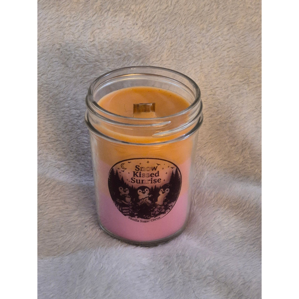 Homemade "Snow Kissed Sunrise" Candle