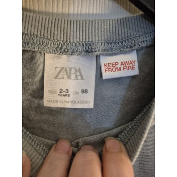 Kids Zara Long Sleeve Shirt, Size 2-3 Years