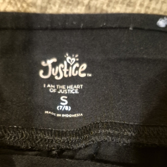 Justice Black Kids Leggings