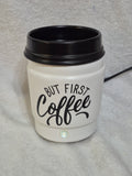 "But First Coffee" Electric Scent Warmer - Great Gift for Coffee Lovers