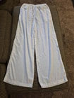 Womens White Pants, Size L