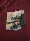 American Eagle Outfitters "Favorite T" v-neck t-shirt with a tropical print pock