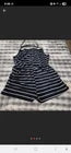 Backless Striped Romper