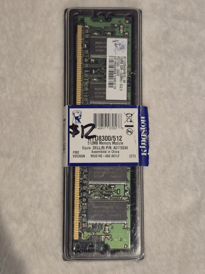 512MB Memory Modules With Random Cords